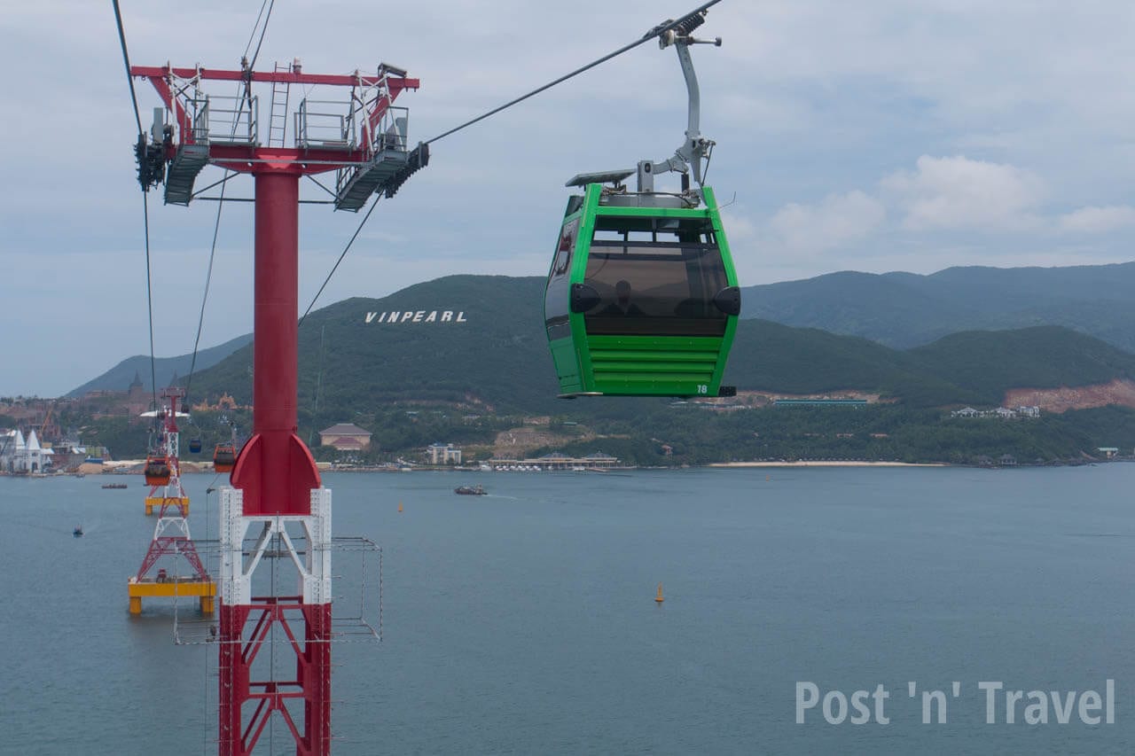 The longest cable way above the sea