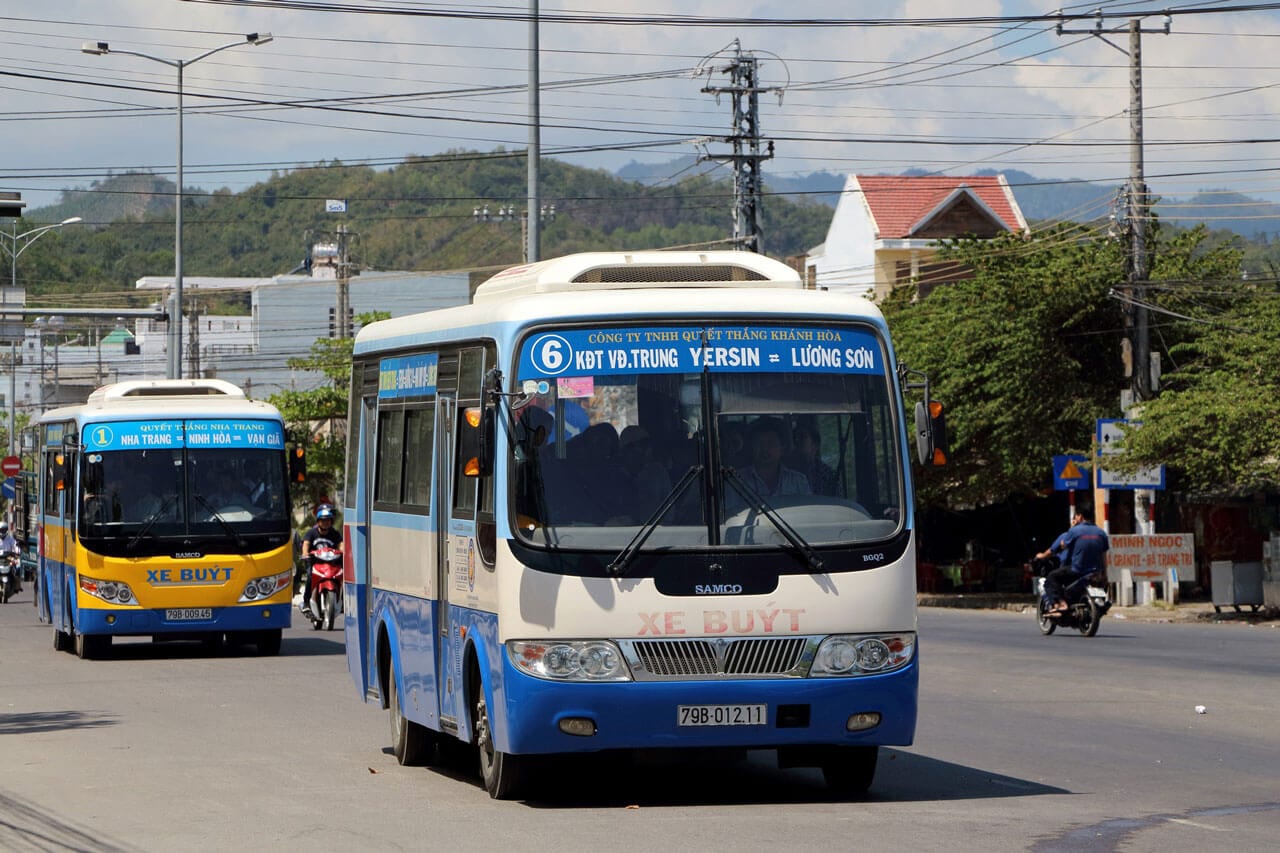 Bus number 6 in Nha Trang