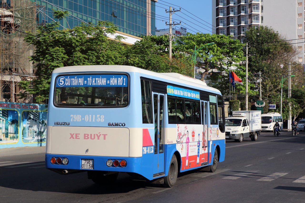 Bus number 5 in Nha Trang