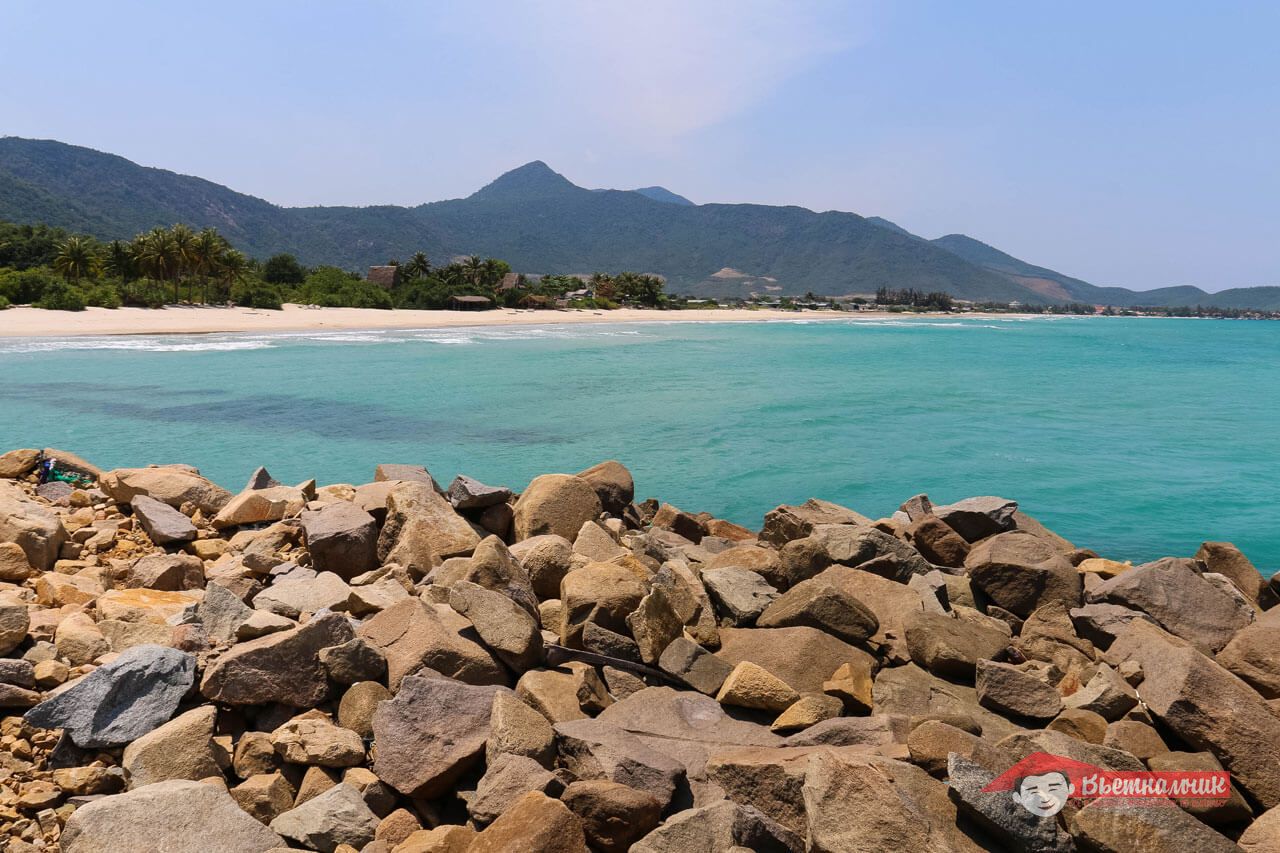 View from the rocks of Jungle Beach