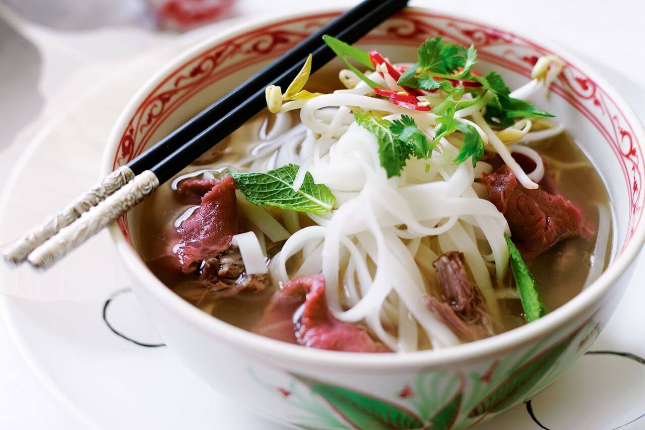 Vietnamese Soup Pho Bo (Pho Ga, Pho Ka) - a Fiery Hot Meal for Every Day