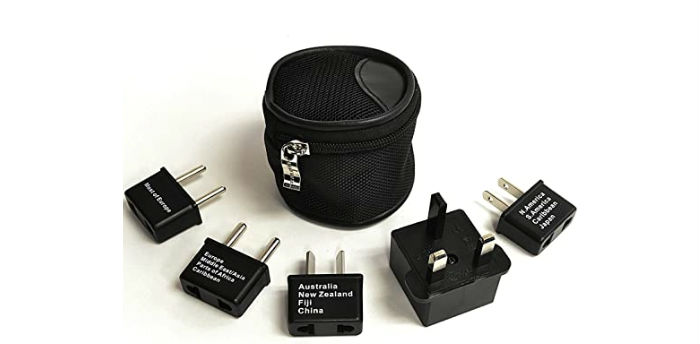 Ceptics International Worldwide Travel Plug Adapter 5 Piece Set